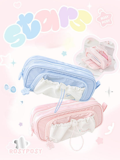 Star Series Large Capacity Drawstring Pencil Case