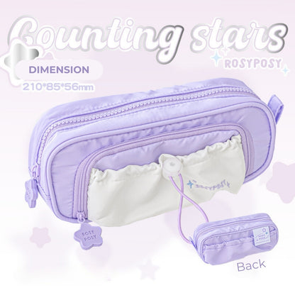 Star Series Large Capacity Drawstring Pencil Case