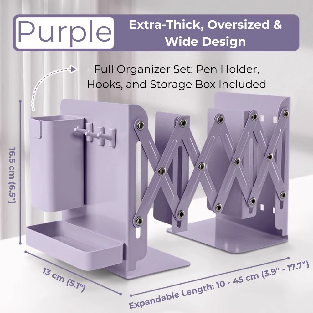 Ultimate Heavy-Duty Metal Expandable Bookrack