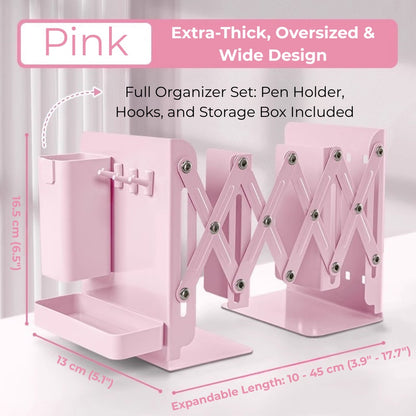 Ultimate Heavy-Duty Metal Expandable Bookrack