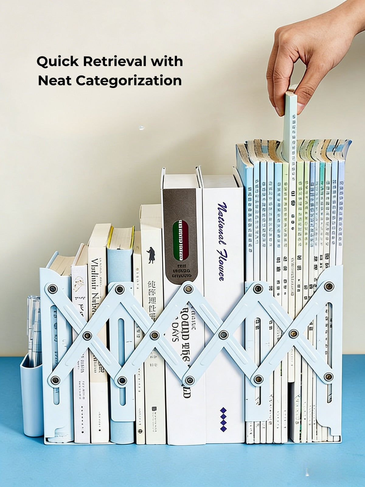 Ultimate Heavy-Duty Metal Expandable Bookrack