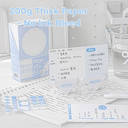 Useful Index Card Set – 144 Notes with Matching Tabs for Study & Work