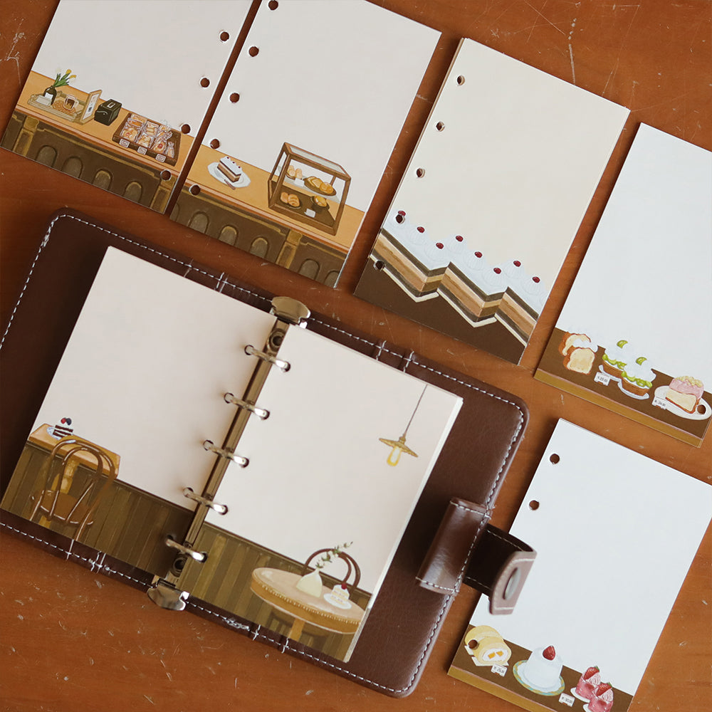Vintage Desserts M5/A7/A6 Notebook Refill Pages