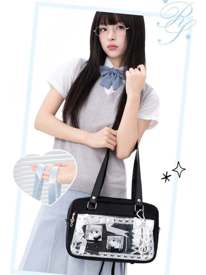 Balletcore Japanese Style Crossbody Shoulder JK Ita Bag ChicChoi