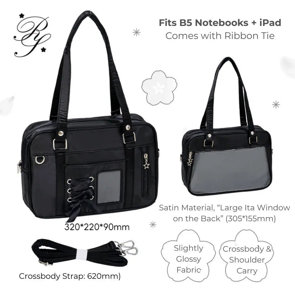Balletcore Japanese Style Crossbody Shoulder JK Ita Bag ChicChoi