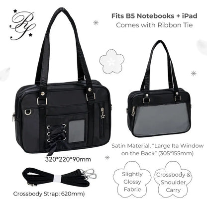 Balletcore Japanese Style Crossbody Shoulder JK Ita Bag ChicChoi