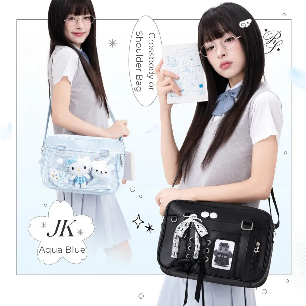 Balletcore Japanese Style Crossbody Shoulder JK Ita Bag ChicChoi