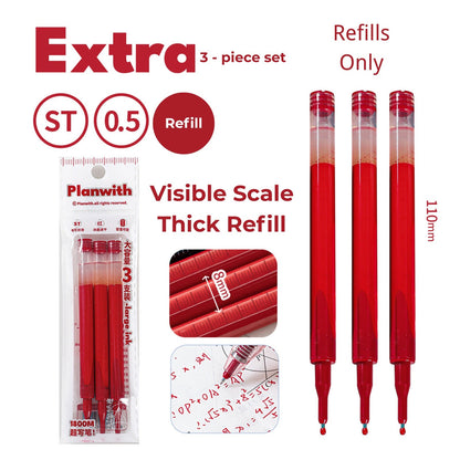 Lucky Clover Mega Ink 0.5mm Gel Pen – Smooth, Long-Lasting Click Pen