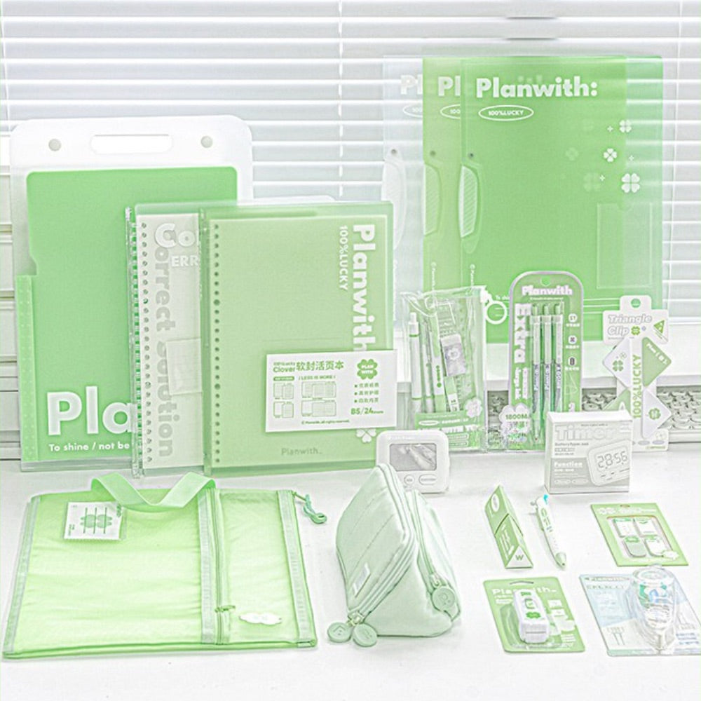 Lucky Green Stationery Gift Set - All-in-One School Supplies