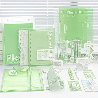 Lucky Green Stationery Gift Set - All-in-One School Supplies