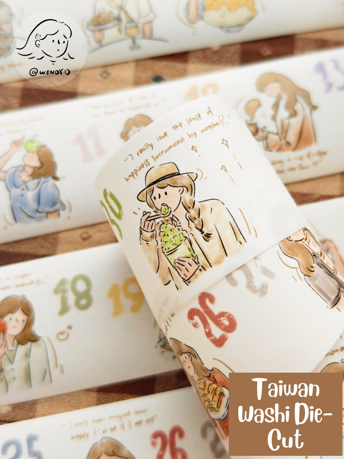 One Meal a Day Washi Tapes - Original PET & Washi Designs