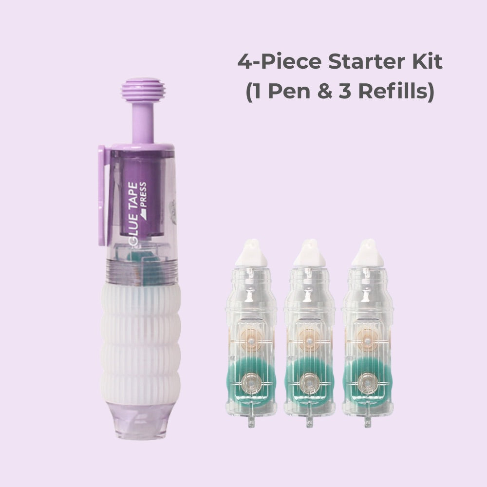 Retractable Dot Glue Pen – Erasable Adhesive Tape Roller