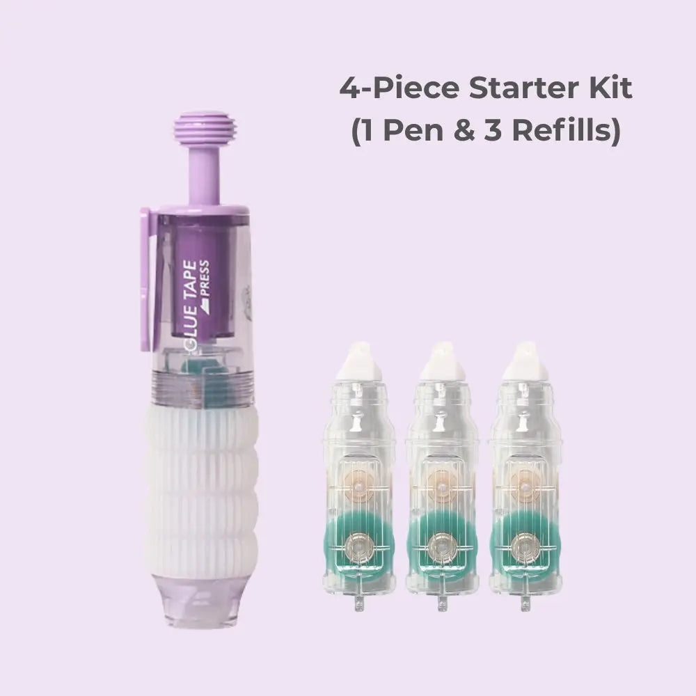 Retractable Dot Glue Pen – Erasable Adhesive Tape Roller