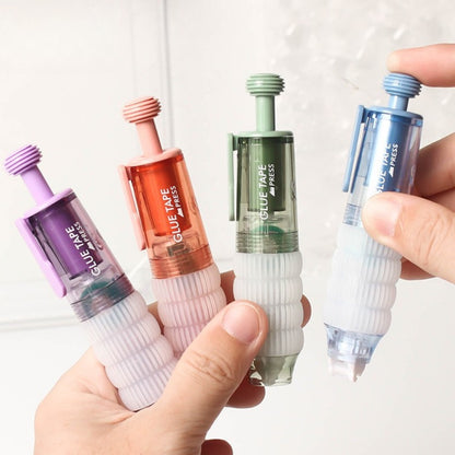 Retractable Dot Glue Pen – Erasable Adhesive Tape Roller