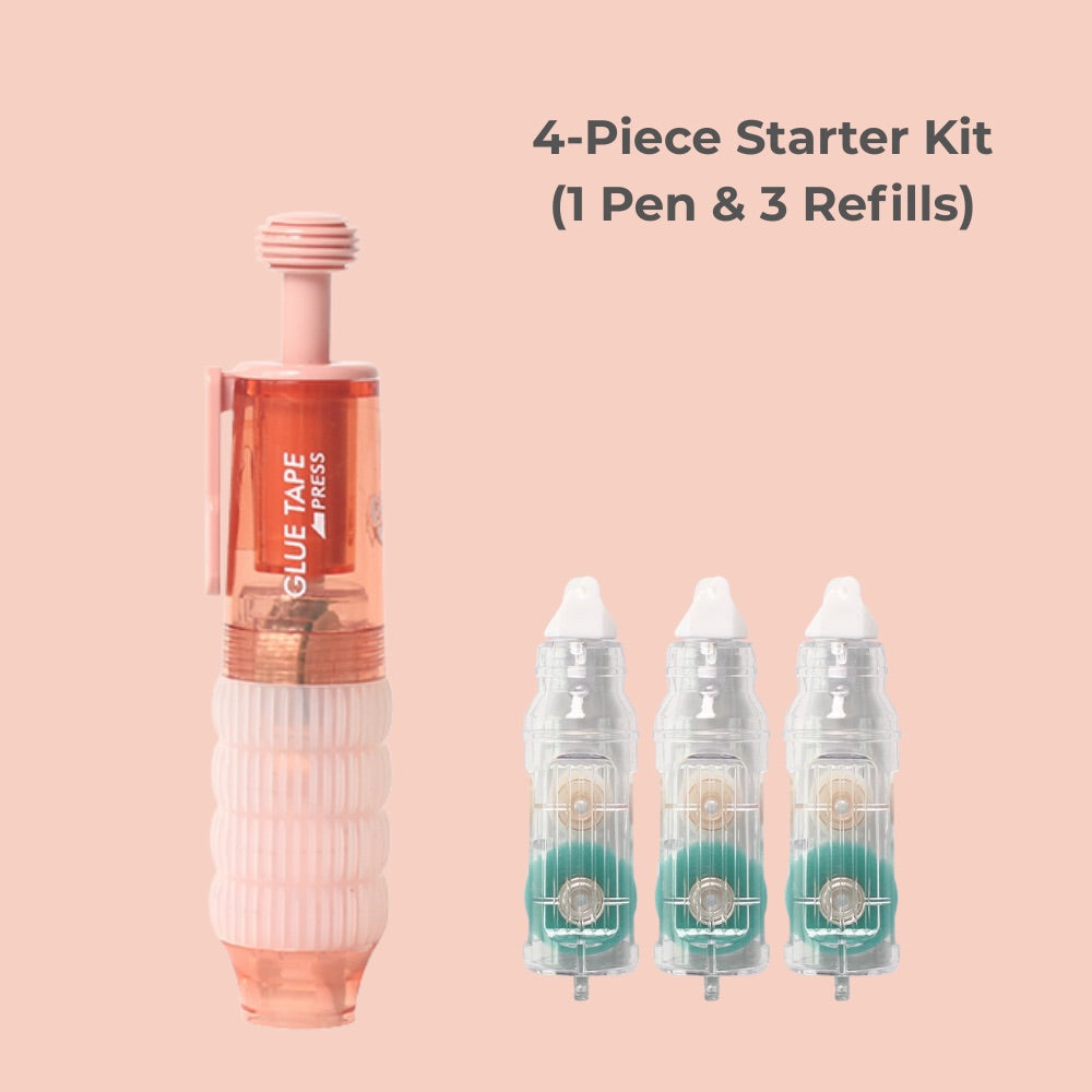 Retractable Dot Glue Pen – Erasable Adhesive Tape Roller