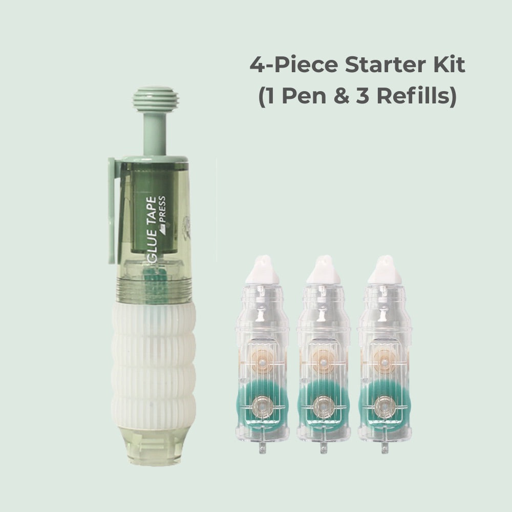 Retractable Dot Glue Pen – Erasable Adhesive Tape Roller