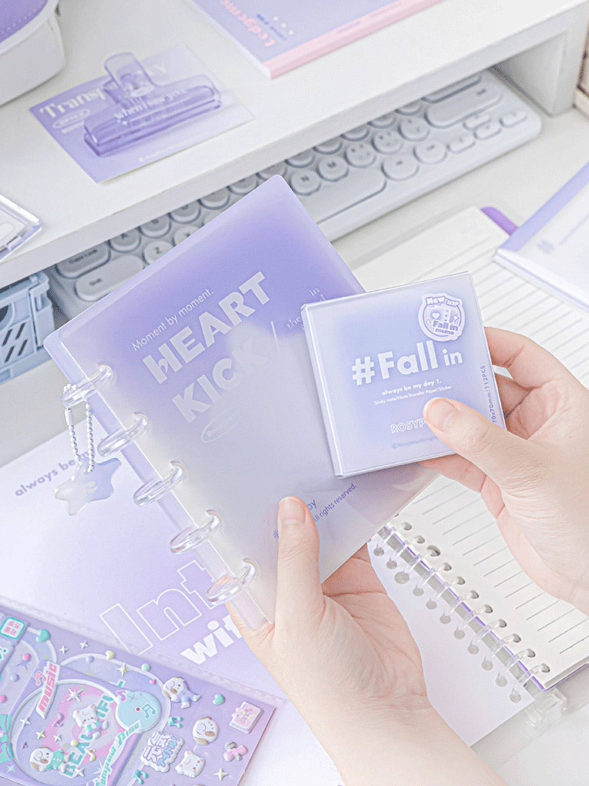 Lilac Purple Stationery Mystery Set - All-in-One School Supplies Gift