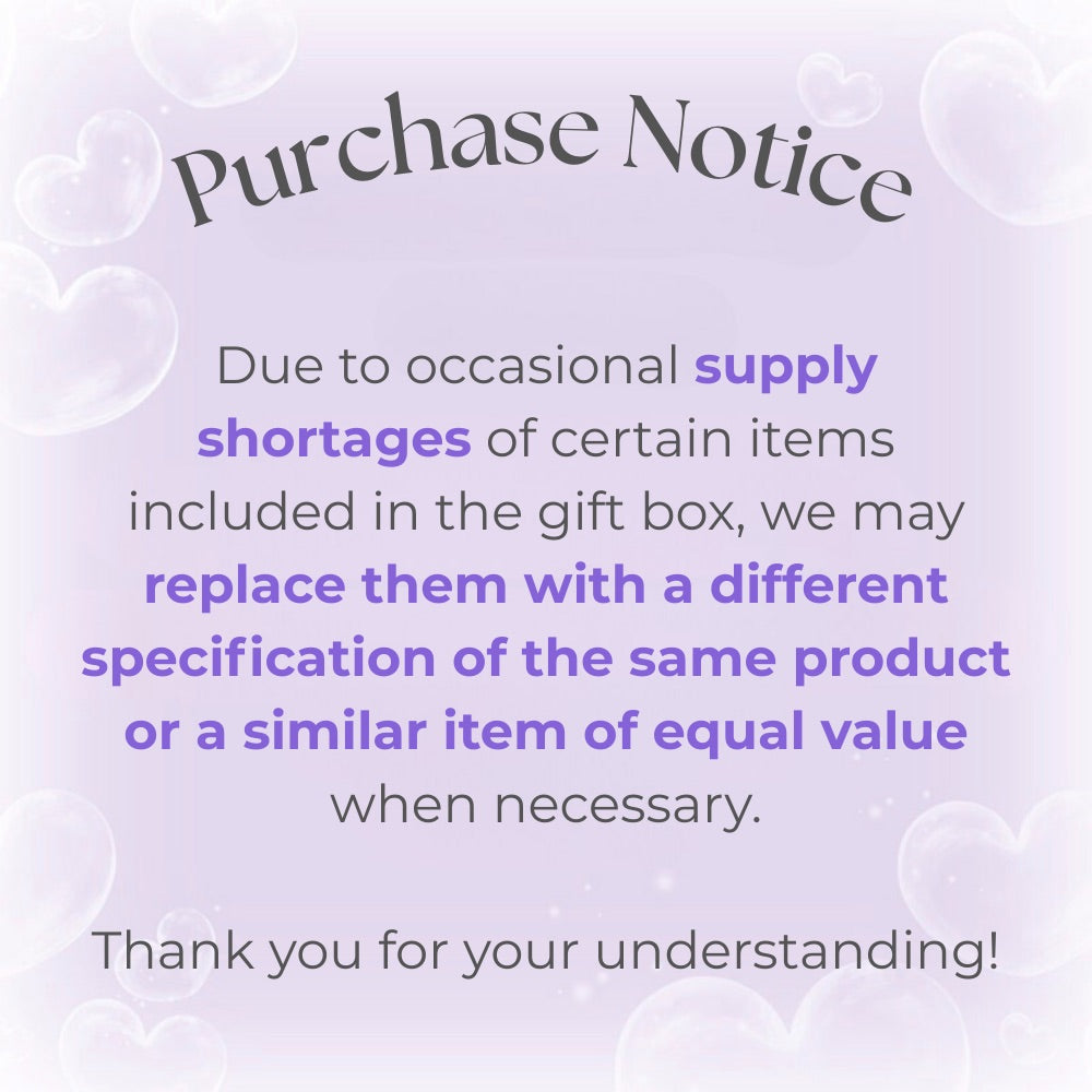 Lilac Purple Stationery Mystery Set - All-in-One School Supplies Gift