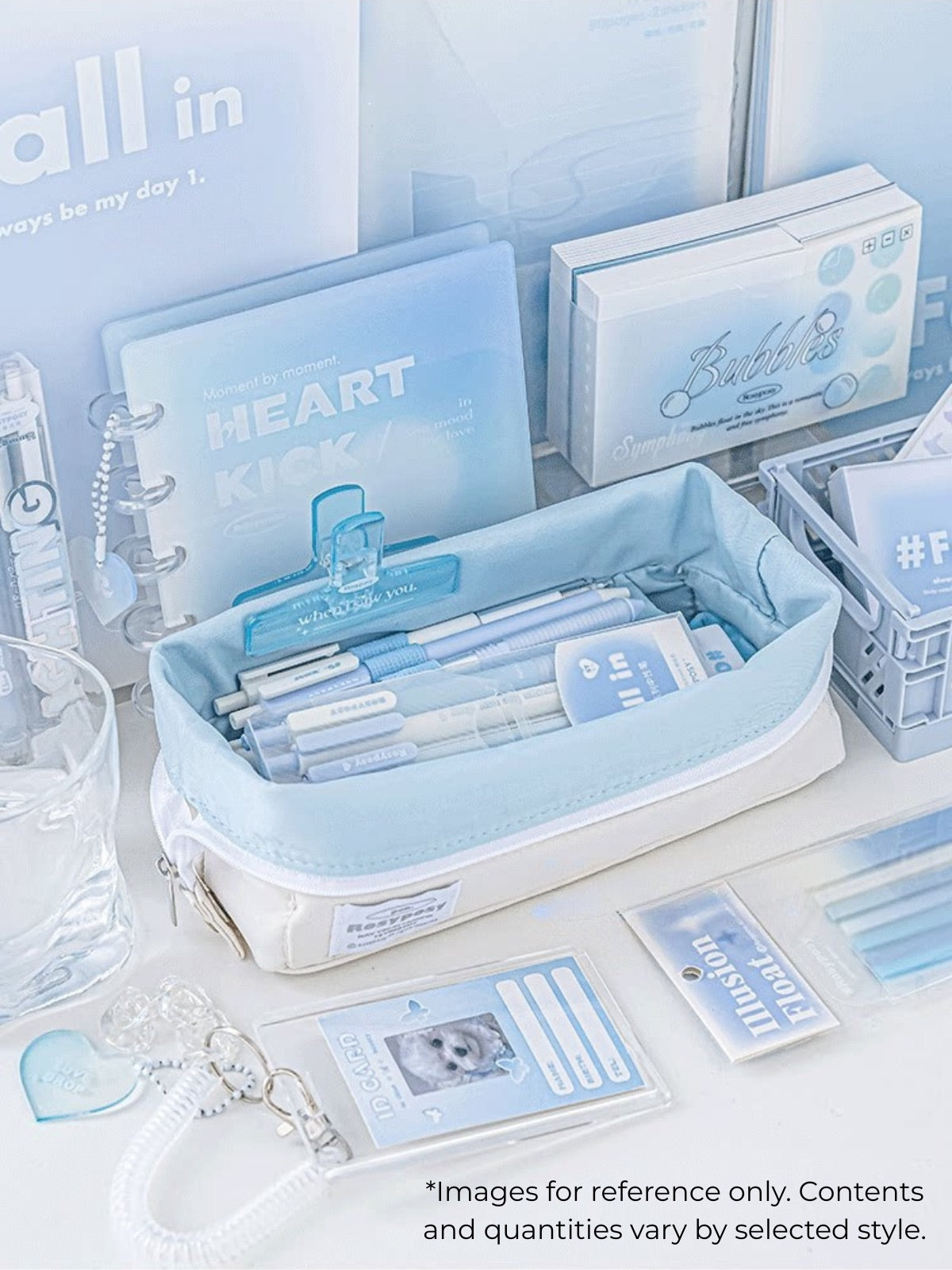 Azure Blue Stationery Mystery Set - All-in-One School Supplies Gift