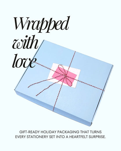 Blue Study Motivation Stationery Gift Set