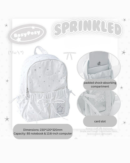 Star Accent Lightweight Daypack for School & Commute