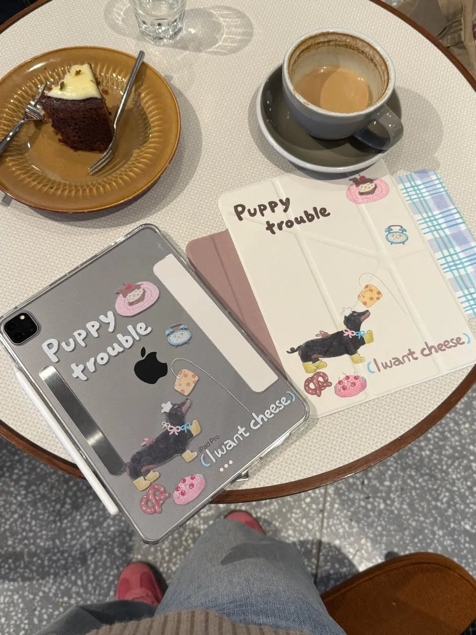 Dachshund Dessert Days Magnetic Detachable iPad Case