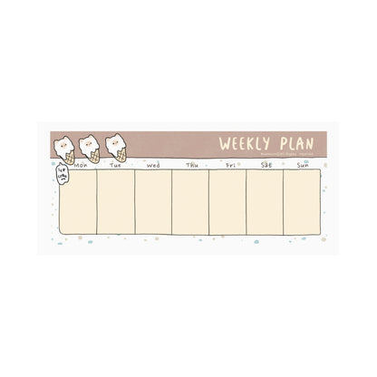 Pile-Up PuPu B5 Paper Pad | Weekly Planner | Memo Pad