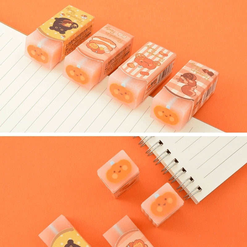 Halloween Autumn Pumpkin Erasers