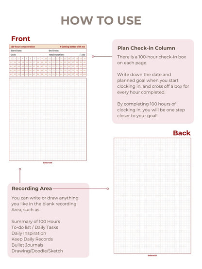 10,000-Hour Mastery A5 Planner