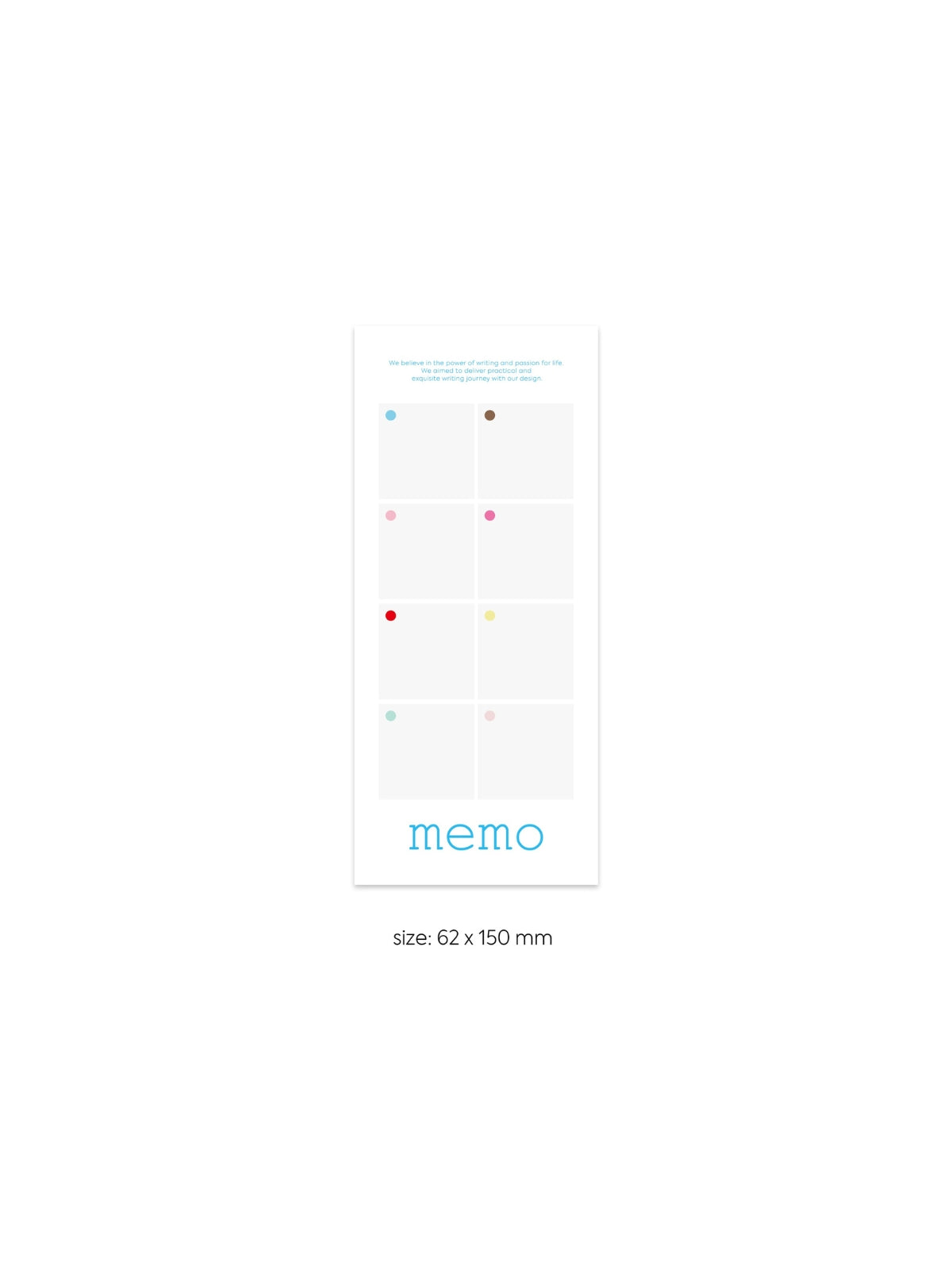 Colorful Dot Series Memo Notepads