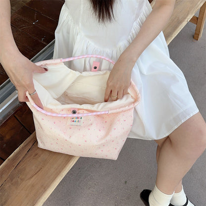 Cute Printed Pattern Canvas Bag - 5 Colors