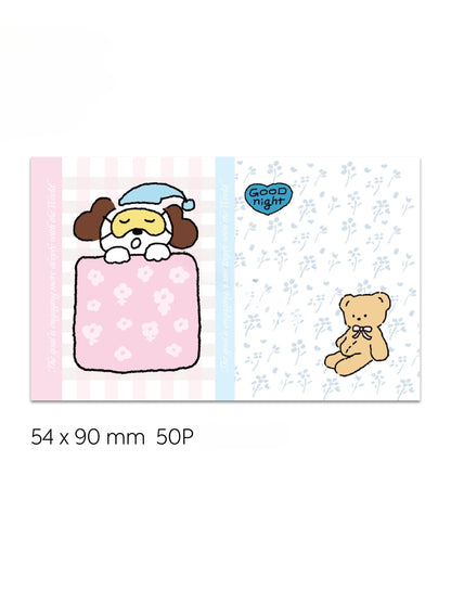 Cute Puppy Life Memo Notepads