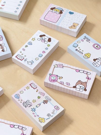 Cute Puppy Life Memo Notepads