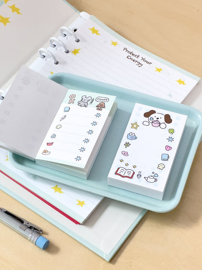 Cute Puppy Life Memo Notepads