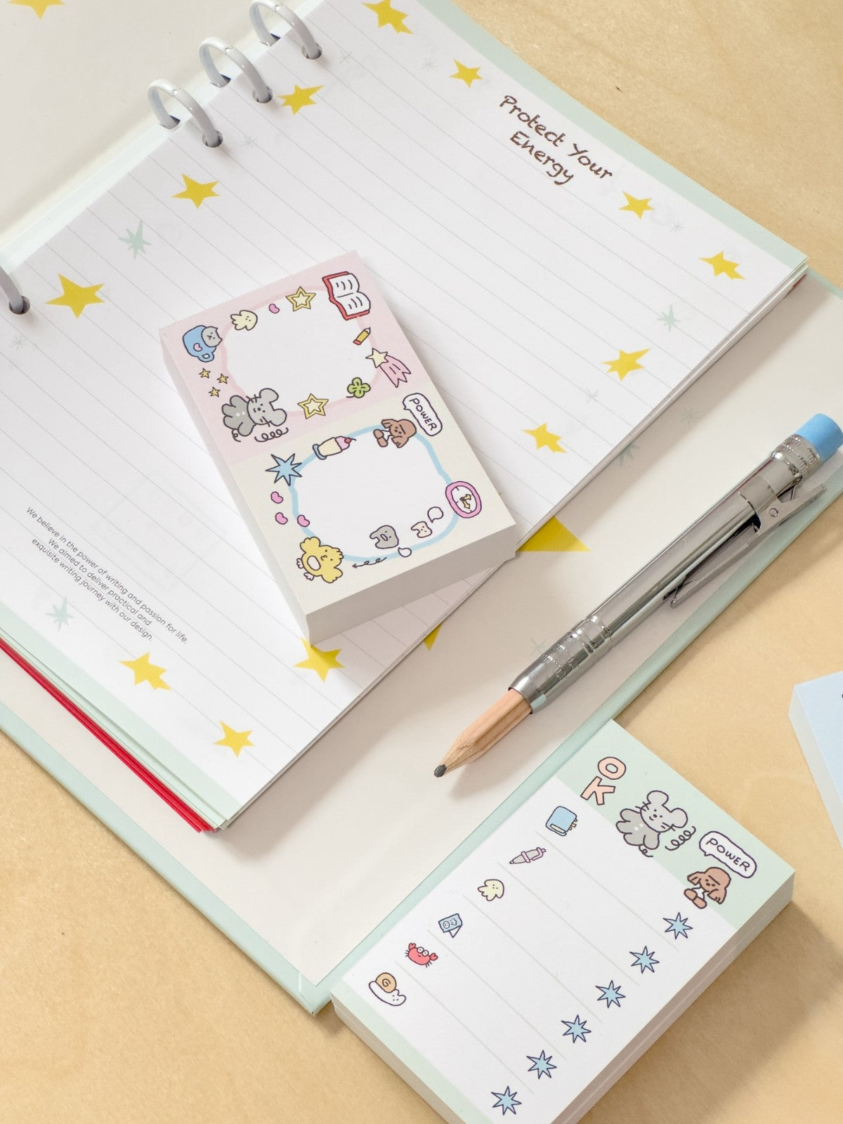 Cute Puppy Life Memo Notepads