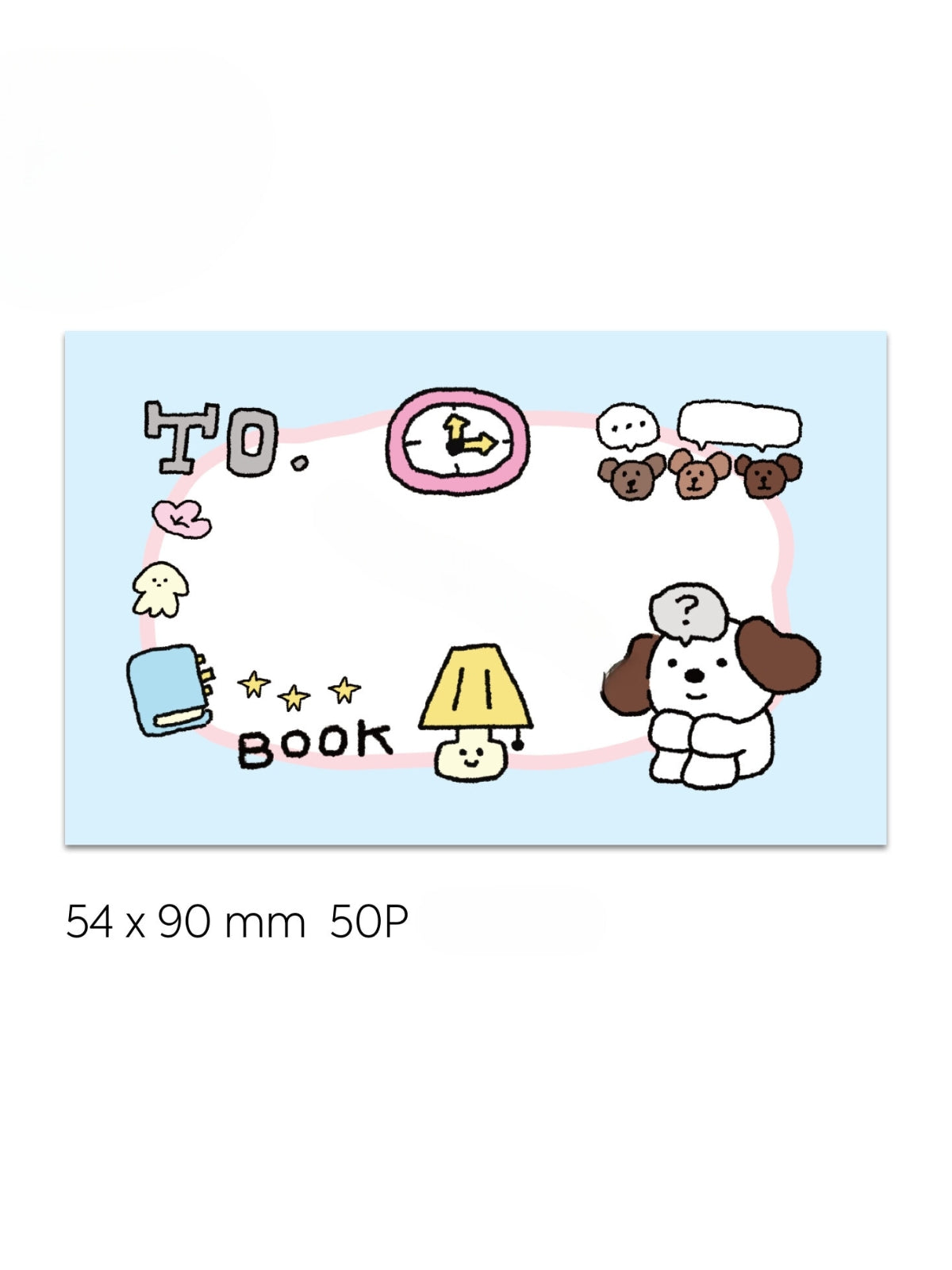 Cute Puppy Life Memo Notepads