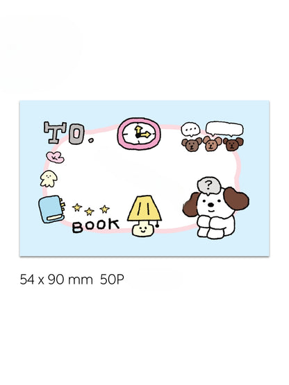 Cute Puppy Life Memo Notepads