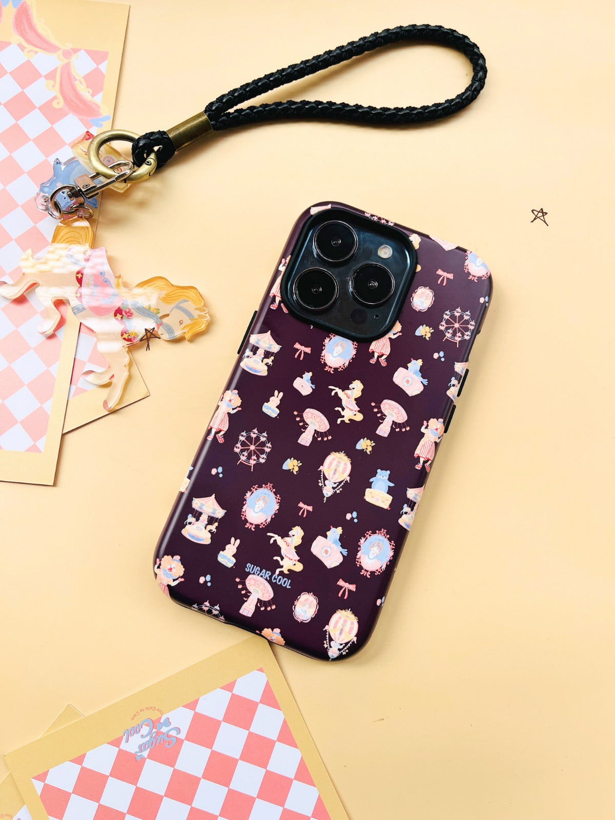 Fantasy Carnival Series Double Layer Film Shell Phone Case