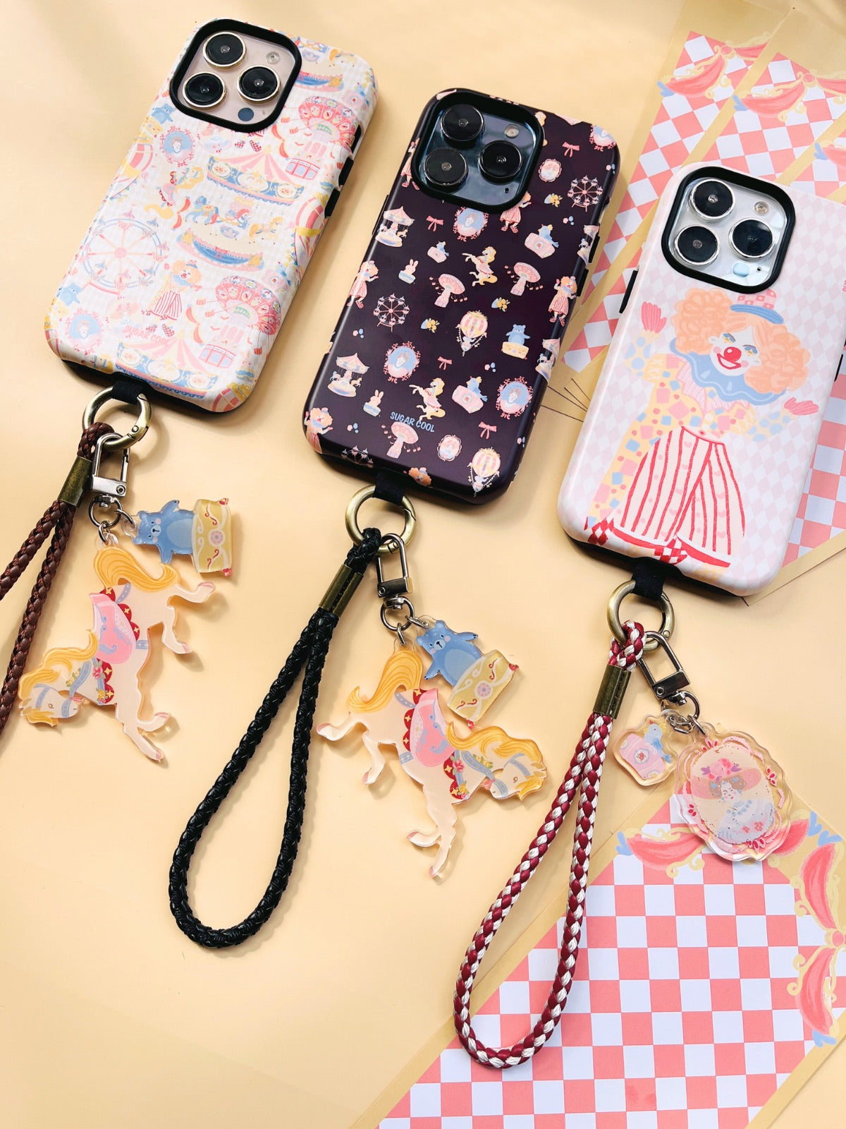 Fantasy Carnival Series Double Layer Film Shell Phone Case