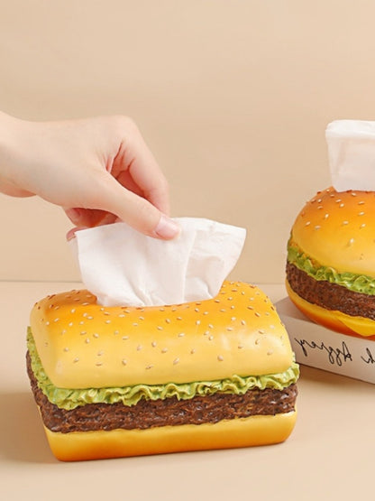 Fun Hamburger Shaped Tissue Box