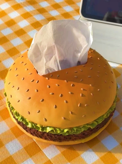 Fun Hamburger Shaped Tissue Box