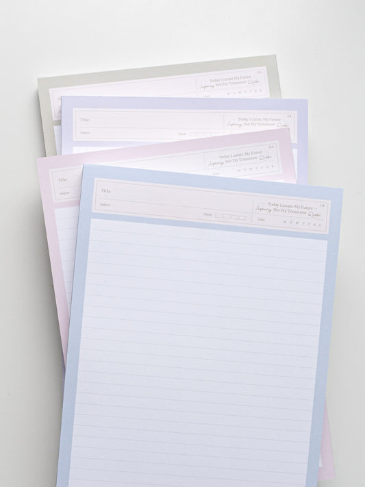 Quotes Series Industrial Style B5 Paper Pads