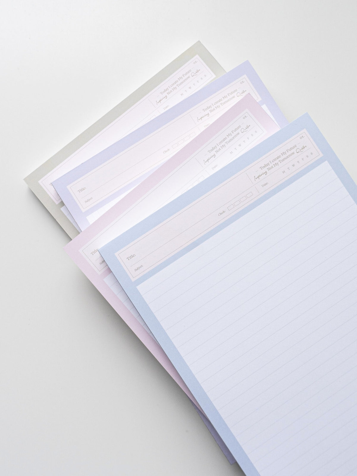 Quotes Series Industrial Style B5 Paper Pads