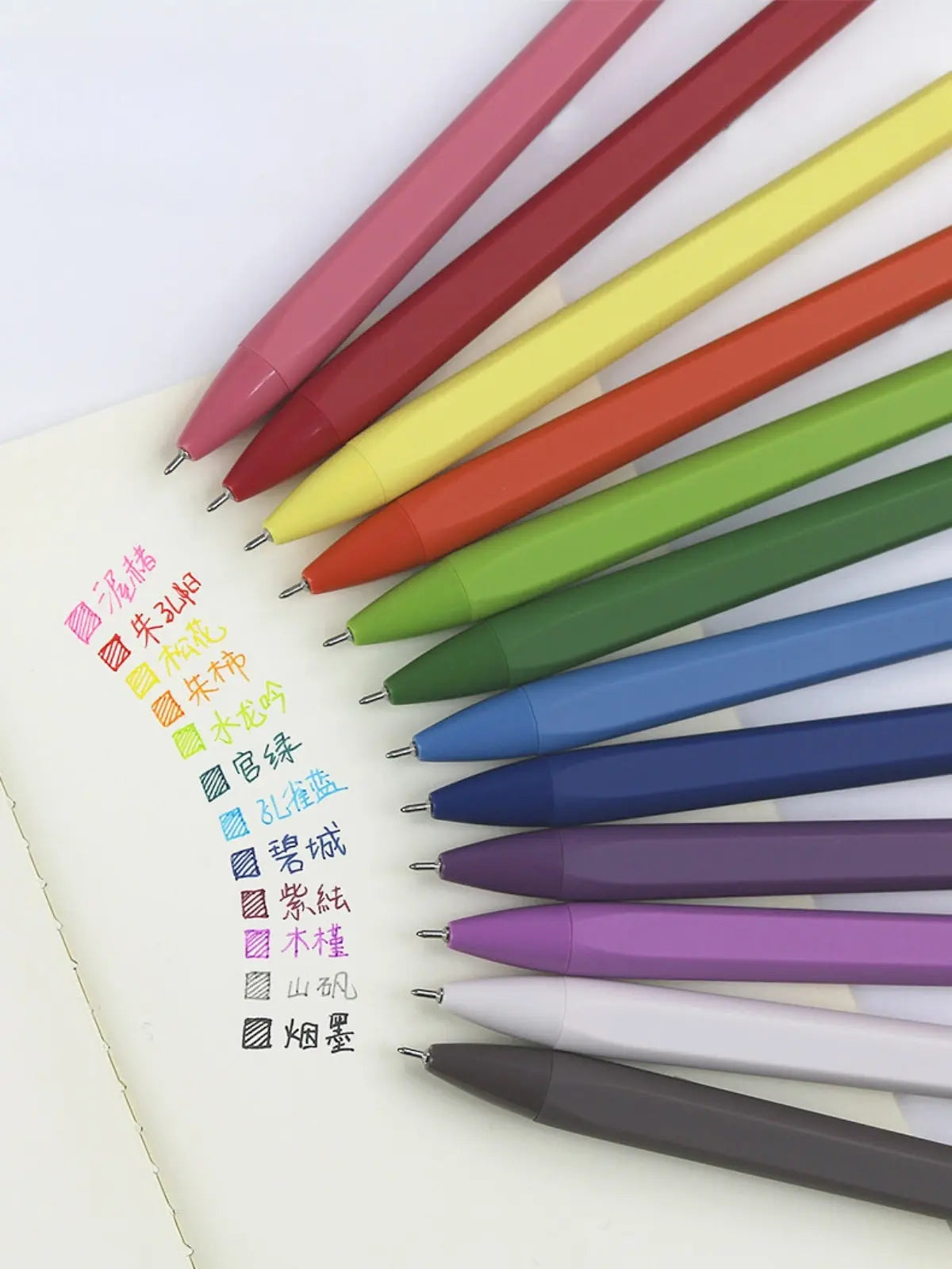 Color Flow Pens Rainbow Flow Gel Pens - Colored Ink - ChicChoi