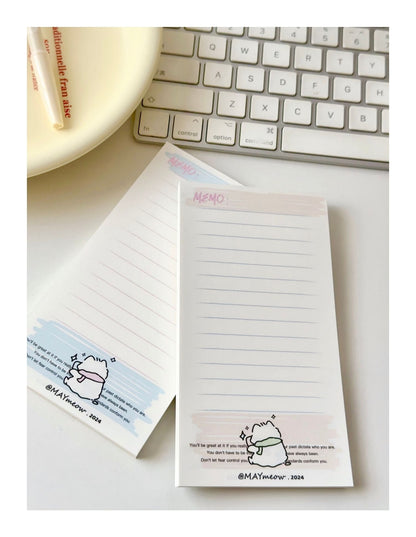 Winter Kitten Memo Notepads, 50p