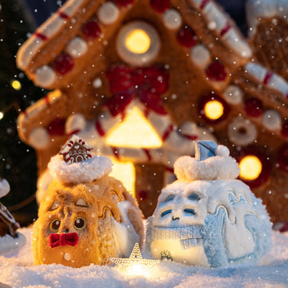 Christmas Edition | Cozy Kitten Roll Plush Keychain Charm