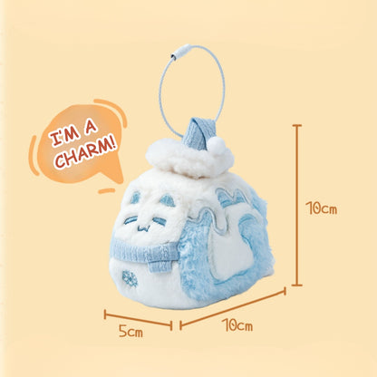 Christmas Edition | Cozy Kitten Roll Plush Keychain Charm