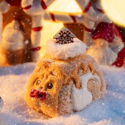 Christmas Edition | Cozy Kitten Roll Plush Keychain Charm