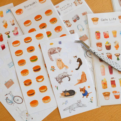 Chubby Paws & Sweet Treats Original Washi Die-cut Sticker