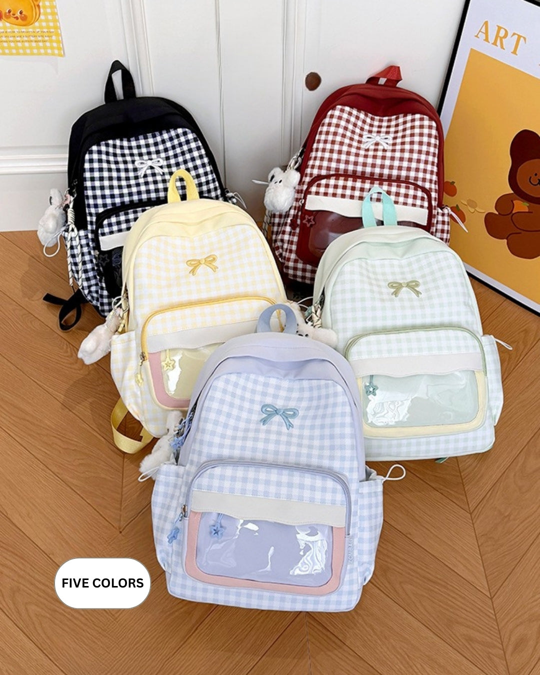 Plaid Vibe Large Capacity Ita Backpack – ChicChoi